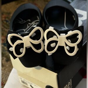 Black and white minne mouse theme mini melissas size 1 little girls